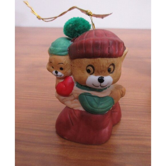 3 Pc Lot Jasco J.S.N.Y. Bears Penguin Bell 3 Size Figurine Ornament Xmas Holiday - Picture 12 of 16